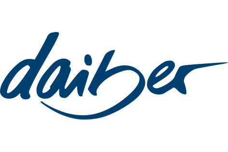 Logo von Schotter Teufel mit orangefarbenem ovalem Symbol und grauer Schrift.